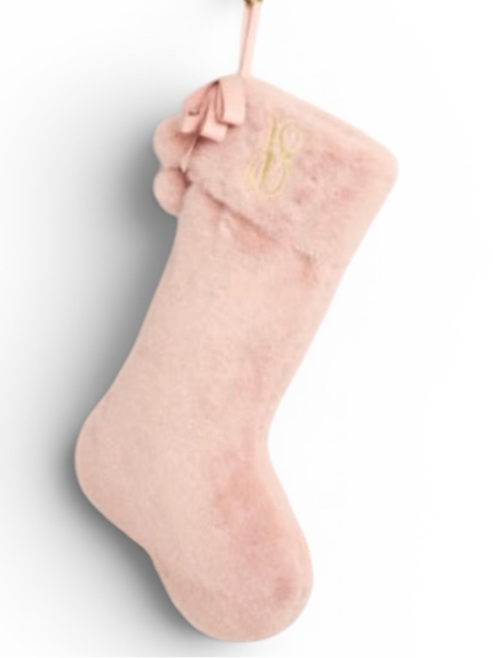 Victoria’s Secret Mauve Faux Fur Stocking